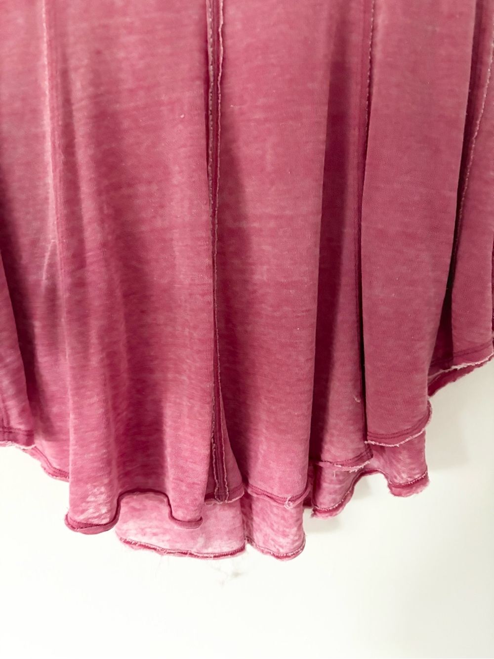We The Free Lovebird Pink Sammie Swing Trapeze Short Sleeve Tee Size Large - Picture 6 of 9